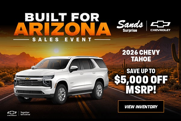 2026 Tahoe Save Up To $5000 Off MSRP