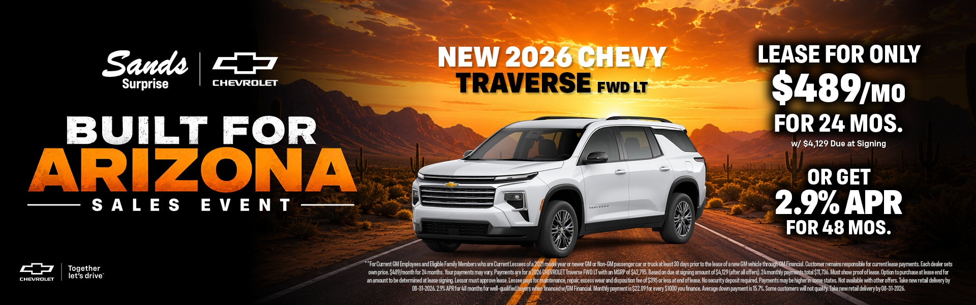 2026 Traverse Lease Offer