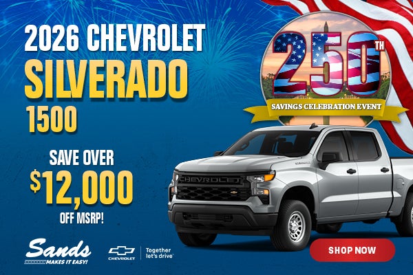 2026 Chevrolet Silverado 1500 save over $12,000
