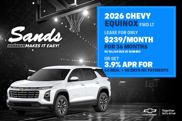 2026 Chevrolet Equinox Lease Special
